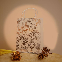 Premium Transparent rose Gold Foiled Eco-Friendly Carry Bag – Artek Signature Collection