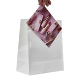 Small White Luxury Gift Bag with Invitation Slit