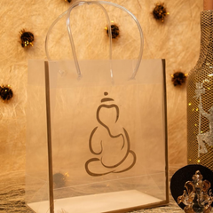Ganpati Blessings Luxury Transparent Gift Bag
