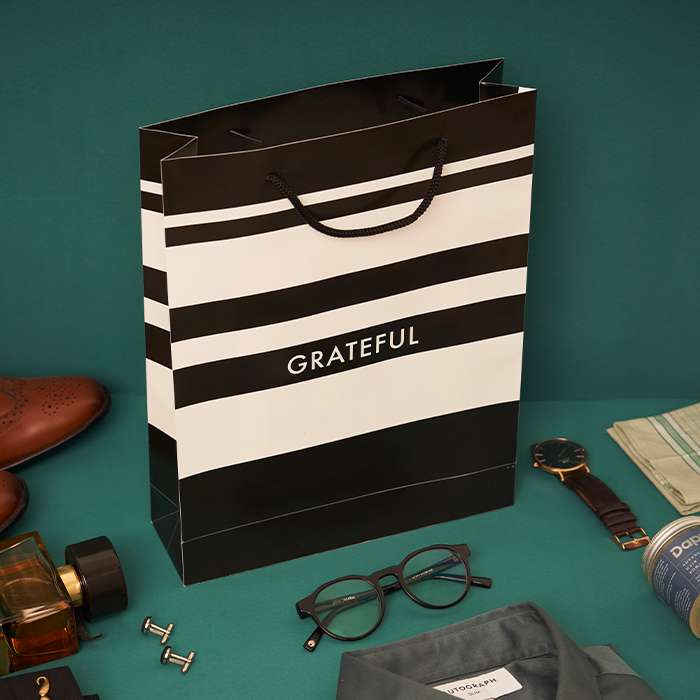 Grateful Luxury Printed Gift Bag