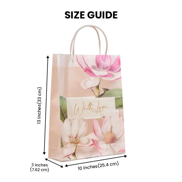 Floral With Love Luxury Gift Bag with Loop Handle