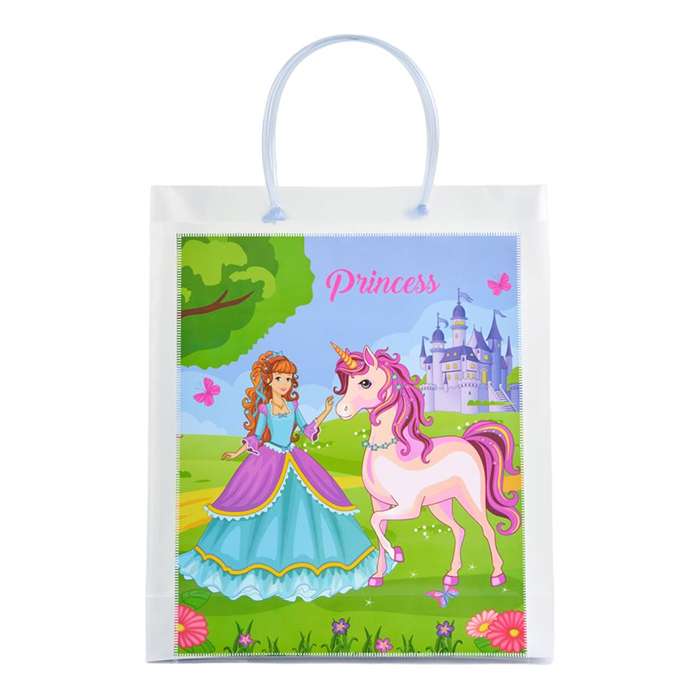 Digital Princess Luxury Transparent Gift Bag with Loop Handle