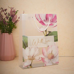 Floral with Love Luxury Gift Bag with Rope Handle