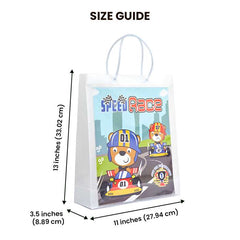 Speed Race Luxury Transparent Gift Bag with Loop Handle