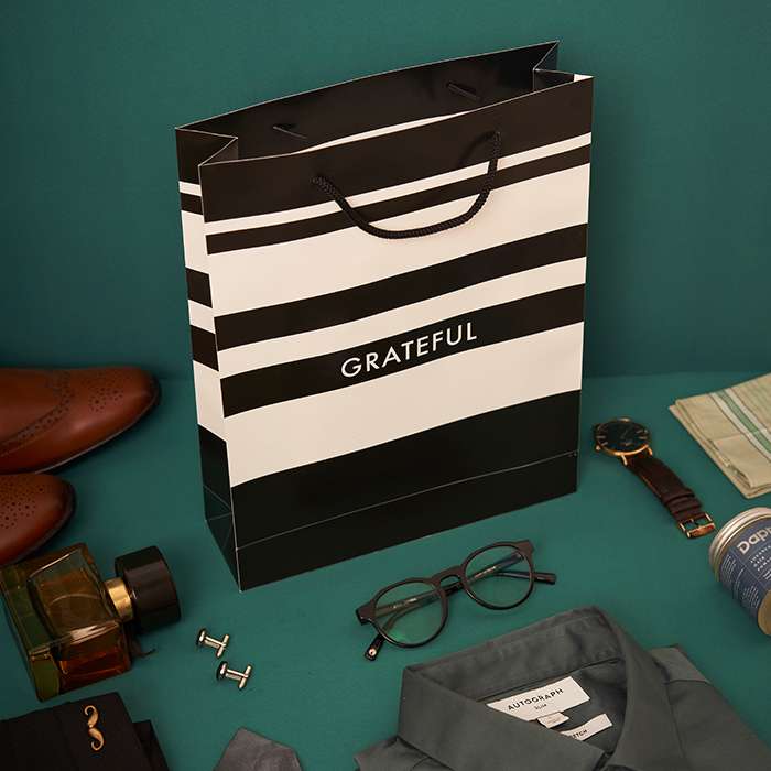 Grateful Luxury Printed Gift Bag