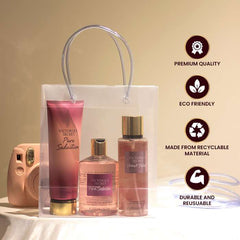 Transparent luxury gift bag loop handle (9*8*4)