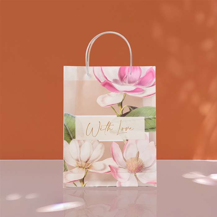 Floral With Love Luxury Gift Bag with Loop Handle