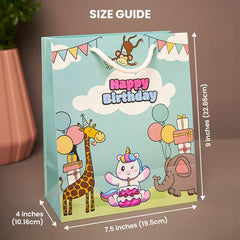 Happy Birthday Printed Luxury Gift Bag