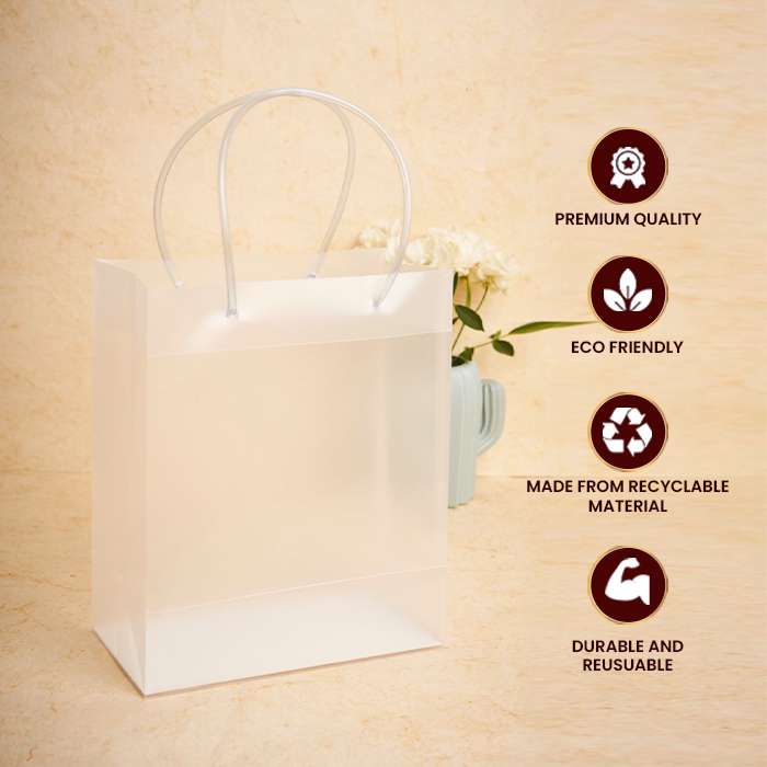 Transparent Luxury Gift Bag with Loop Handles