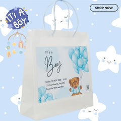 Transparent gift bag with slit pocket