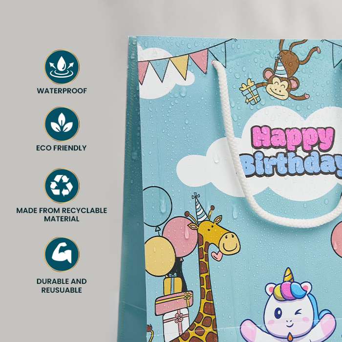 Happy Birthday Printed Luxury Gift Bag