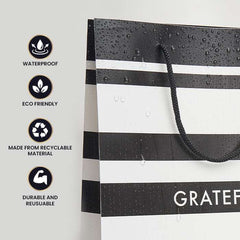 Grateful Luxury Printed Gift Bag