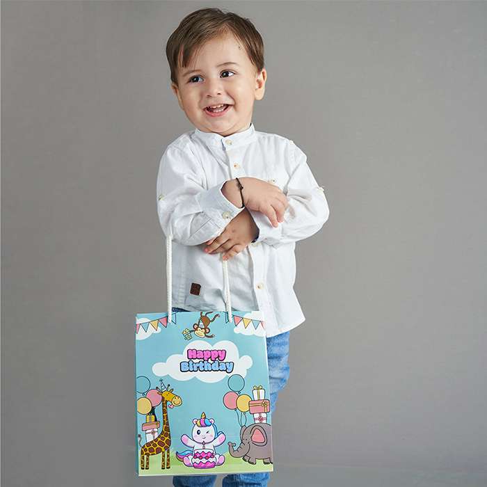 Happy Birthday Printed Luxury Gift Bag