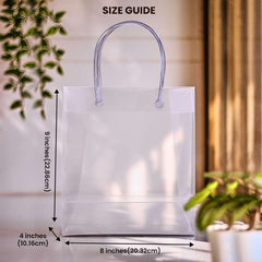 Transparent luxury gift bag loop handle (9*8*4)