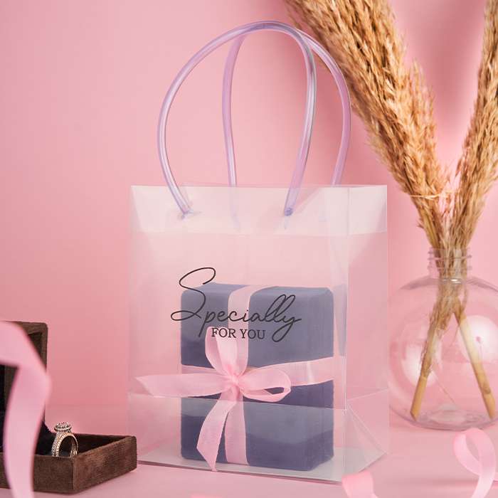 Specially For You Semi Transparent Gift Bag with Loop Handle