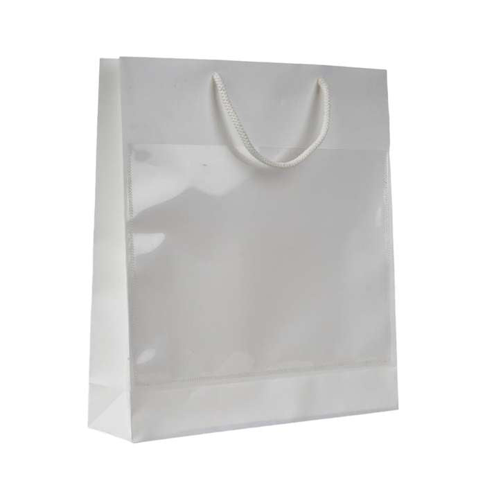 Big White Luxury Gift Bag with Invite Slit