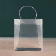 Transparent luxury gift bag loop handle (9*8*4)