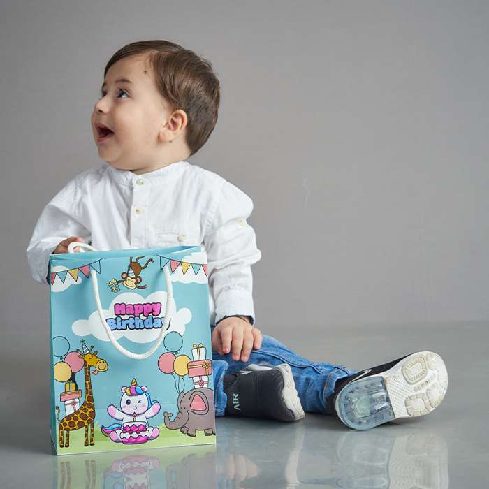 Happy Birthday Printed Luxury Gift Bag