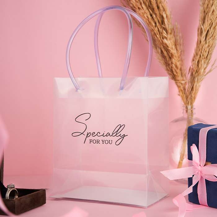 Specially For You Semi Transparent Gift Bag with Loop Handle