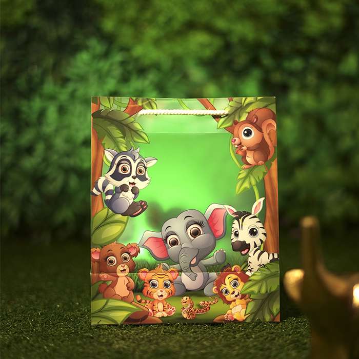 Jungle Theme Kids Gift Bag