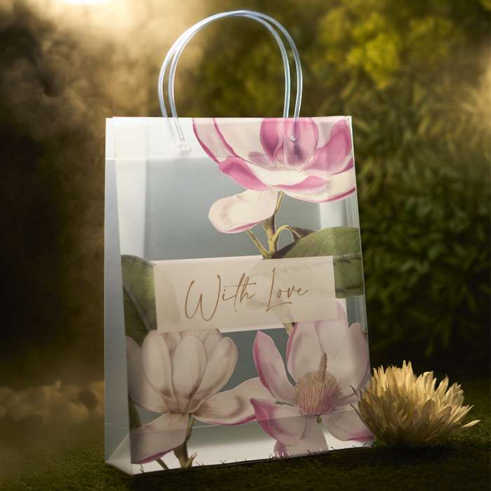 Floral With Love Luxury Gift Bag with Loop Handle