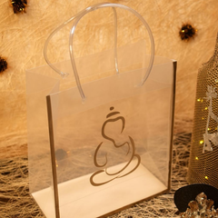Ganpati Blessings Luxury Transparent Gift Bag