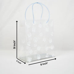 Transparent Luxury Gift Print Bag (9*8*4)