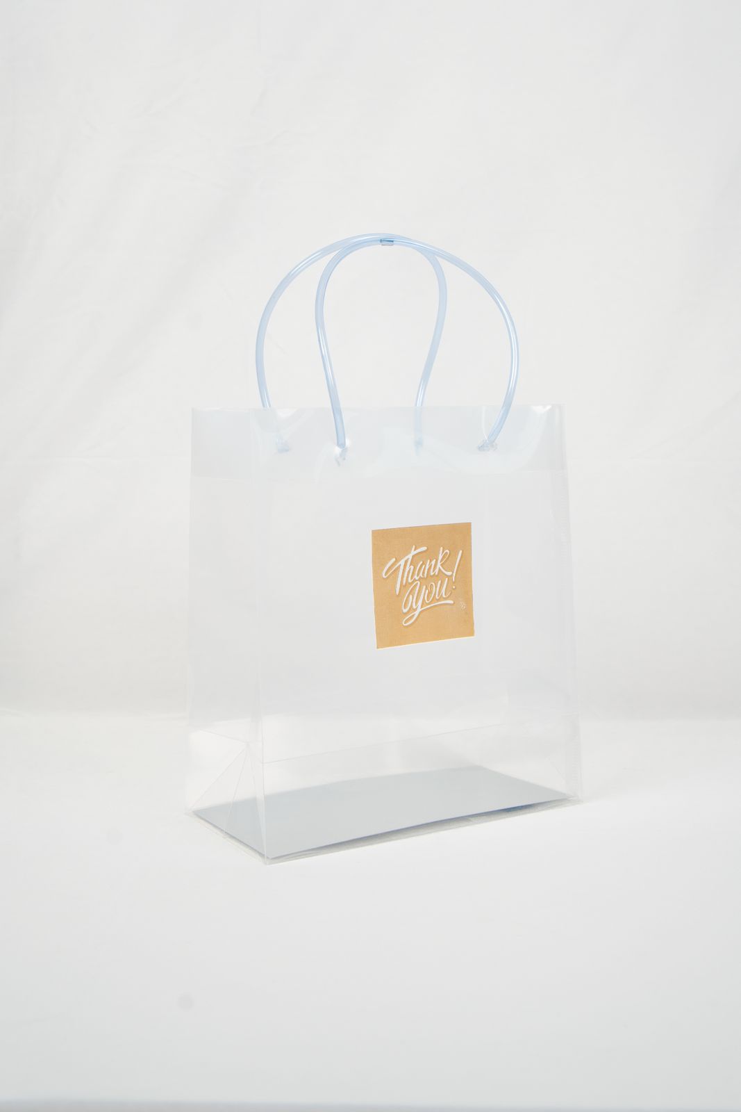 Transparent Thank you gift bag (9*8*4)