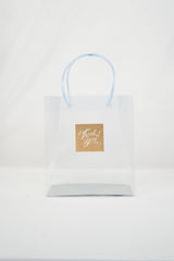 Transparent Thank you gift bag (9*8*4)